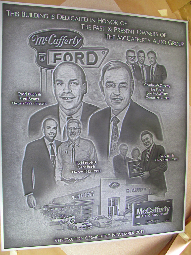 McCafferty Auto Photo Relief Plaque Flickr