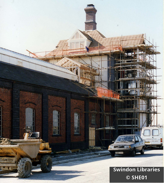 1990s Archers Brewery construction, Penzance Drive, Churchward