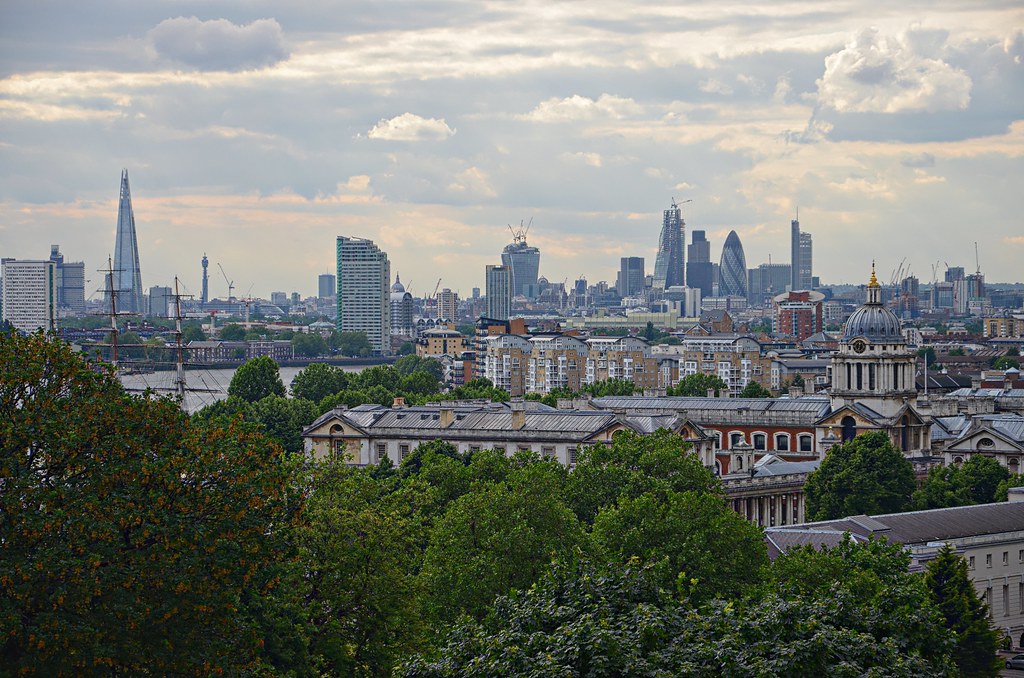 London from Maze Hill Maze Hill, Greenwich gives you one o… Flickr