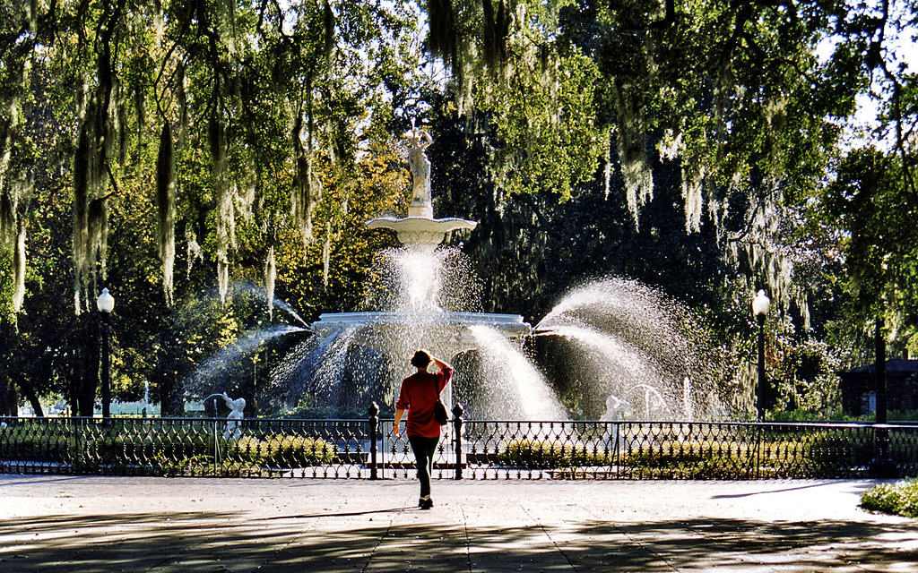 Savannah Forsyth fountain Forsyth Park fountain. Savannah… Flickr