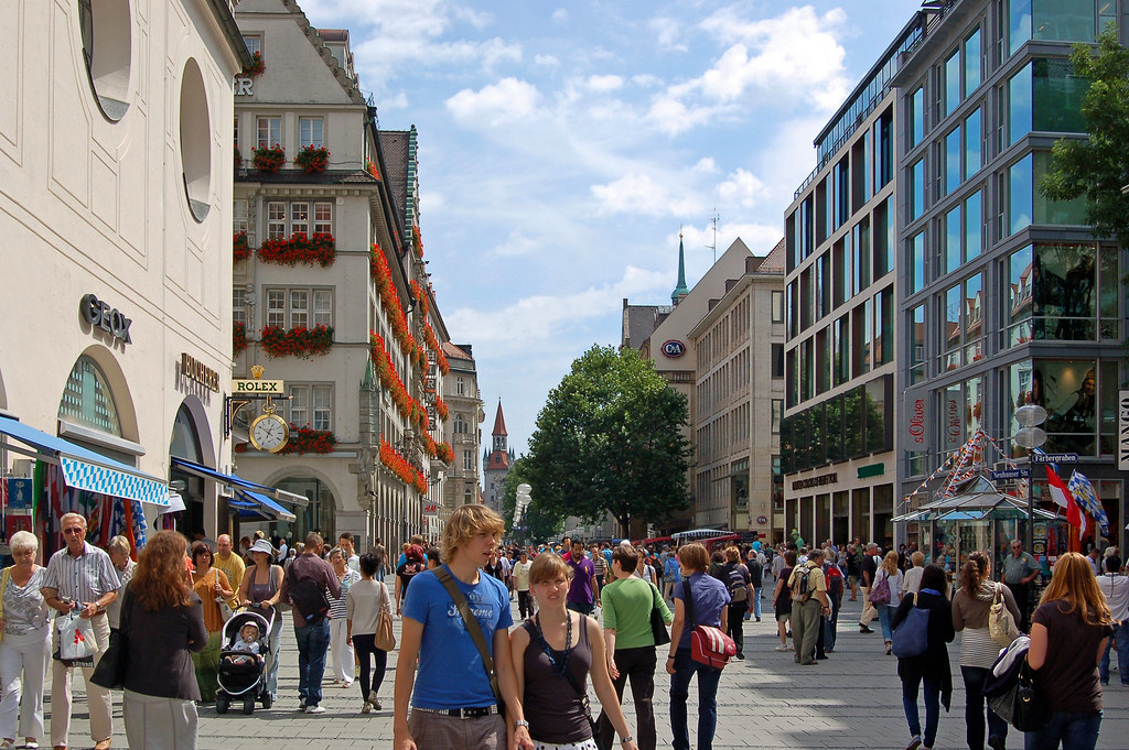 München Fußgängerzone Innenstadt (08) München die Land… Flickr