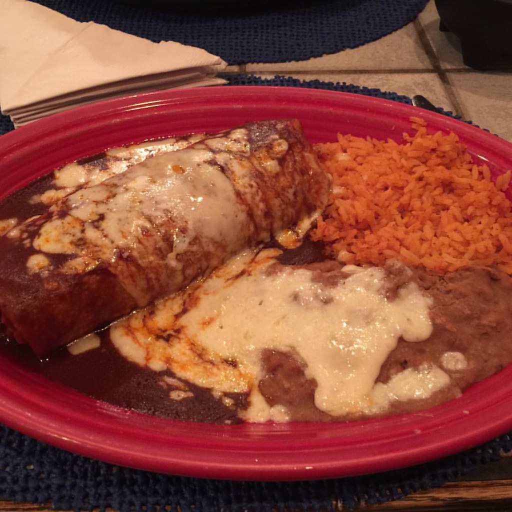 Shredded beef enchiladas from dinner the other night with … Flickr