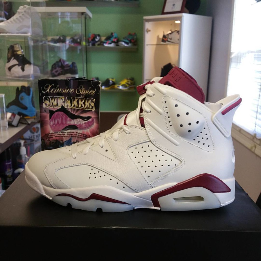 AIR JORDAN 6 RETRO NEW MAROON SIZE 4.5,5,6,7220 SIZE 9.5,… Flickr