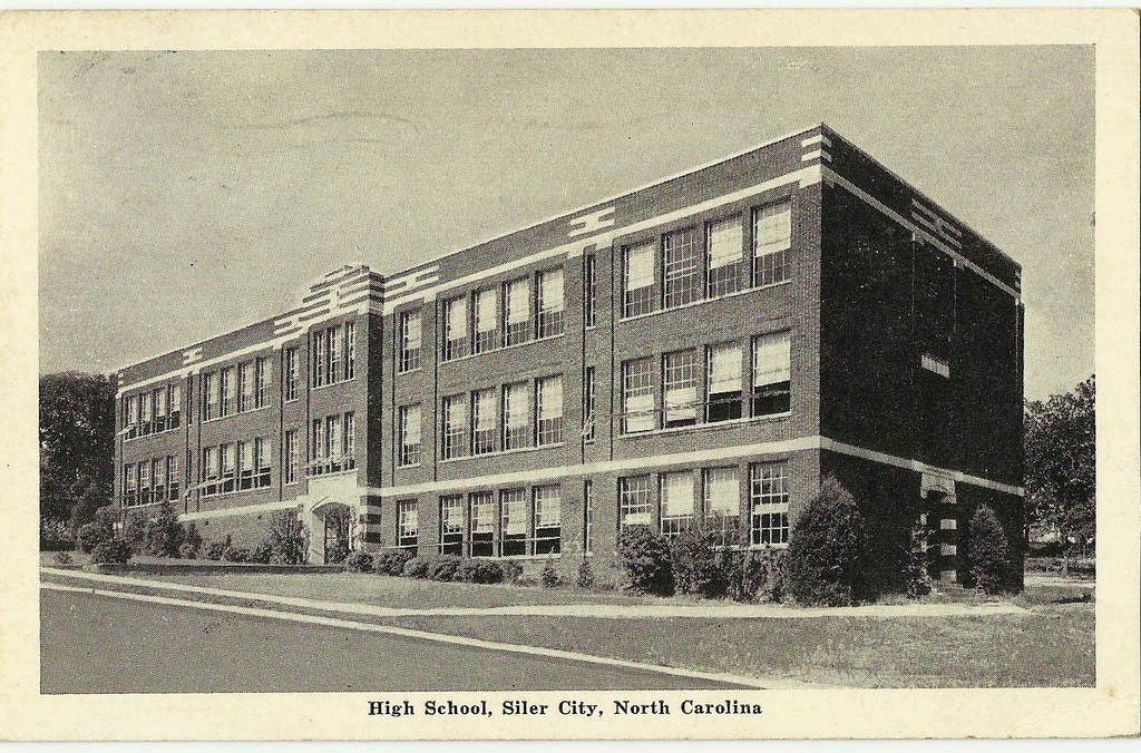 Siler City High School From PhC.184 Massengill Postcard Co… Flickr