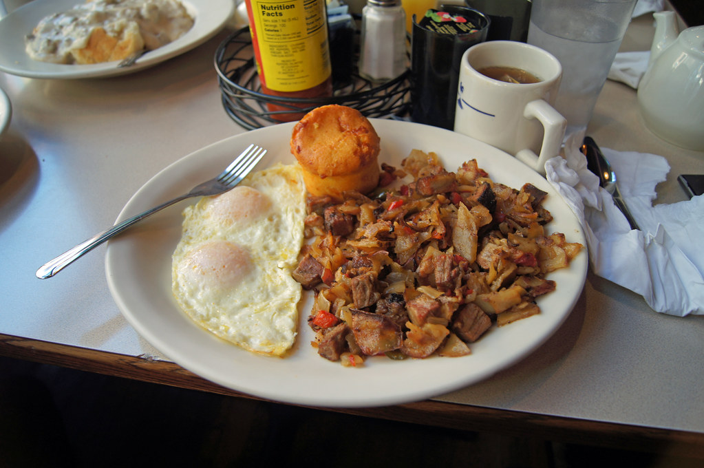 Smoked brisket hash at Wishbone Restaurant Chicago Flickr