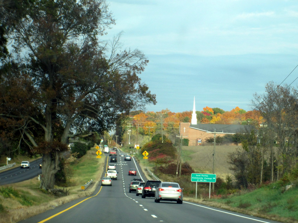 Fall Foliage Behind Battlefield Baptist Church. Mark Flickr
