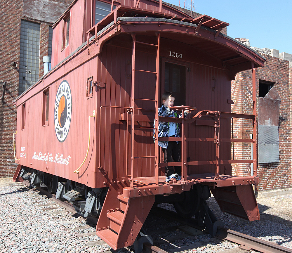 Grandson Isaac setting the brakes, Jackson Street Roundhou… Flickr