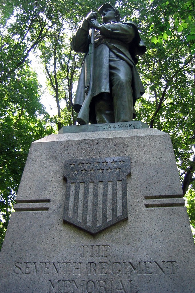 NYC Central Park The Seventh Regiment Memorial John Qui… Flickr