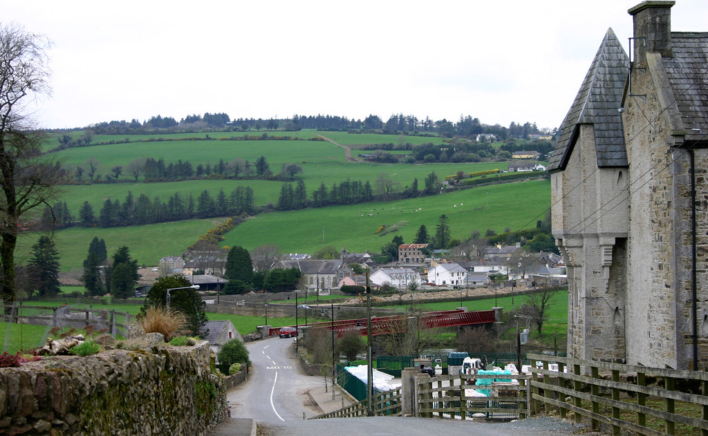 Looking Down On Village Of Ballyduff, Co. Waterford, Irela… Flickr