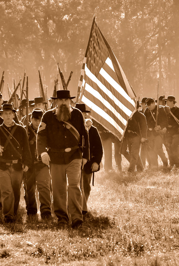 Battle of Olustee Civil War Reenactment farm1.static.flick… Flickr