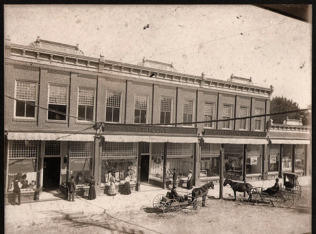 D.F. photo 21 Downtown Walterboro in the early 1900s Colleton