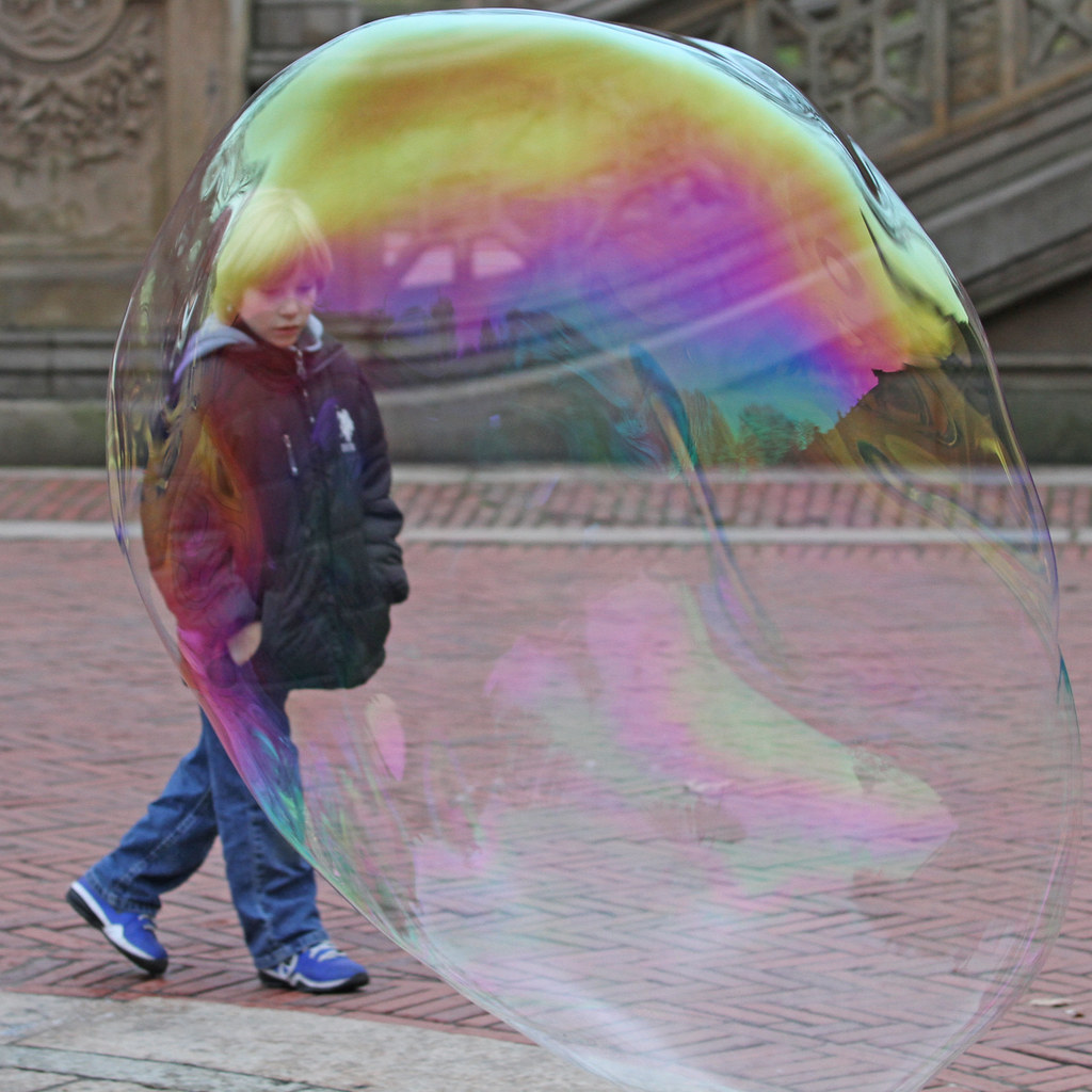 Bubble! Bethesda Terrace, Central Park Paul J's Flickr