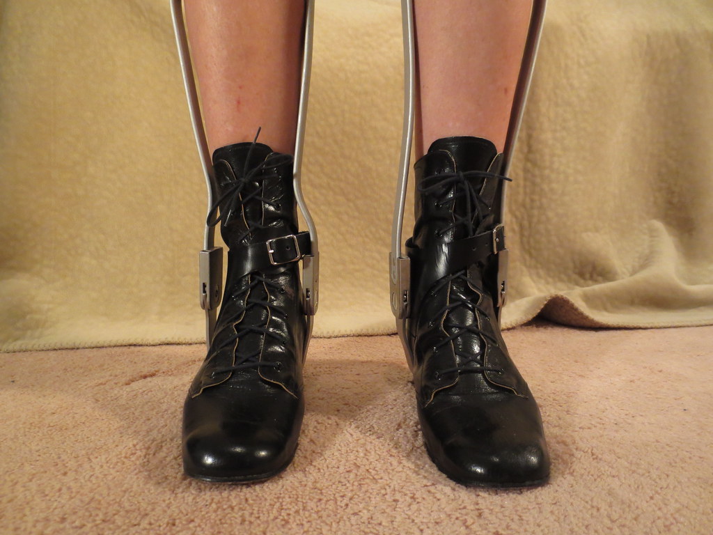 Close Up Of Front of Orthopedic "Brace" Boots. THESE BOOTS… Flickr