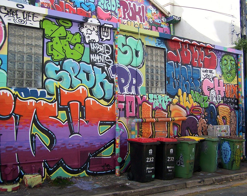 Denham Lane Graffiti, Townsville Graffiti art in Denham La… Flickr