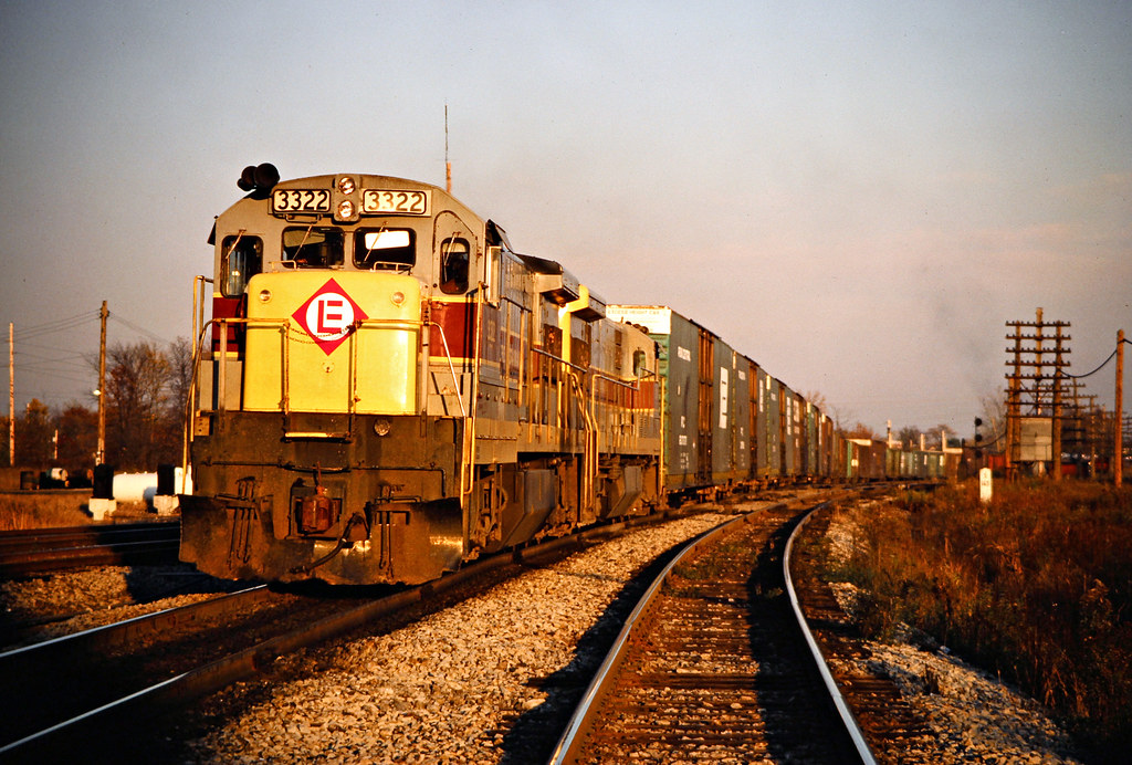 EL, Leavittsburg, Ohio, 1975 Westbound Erie Lackawanna Rai… Flickr