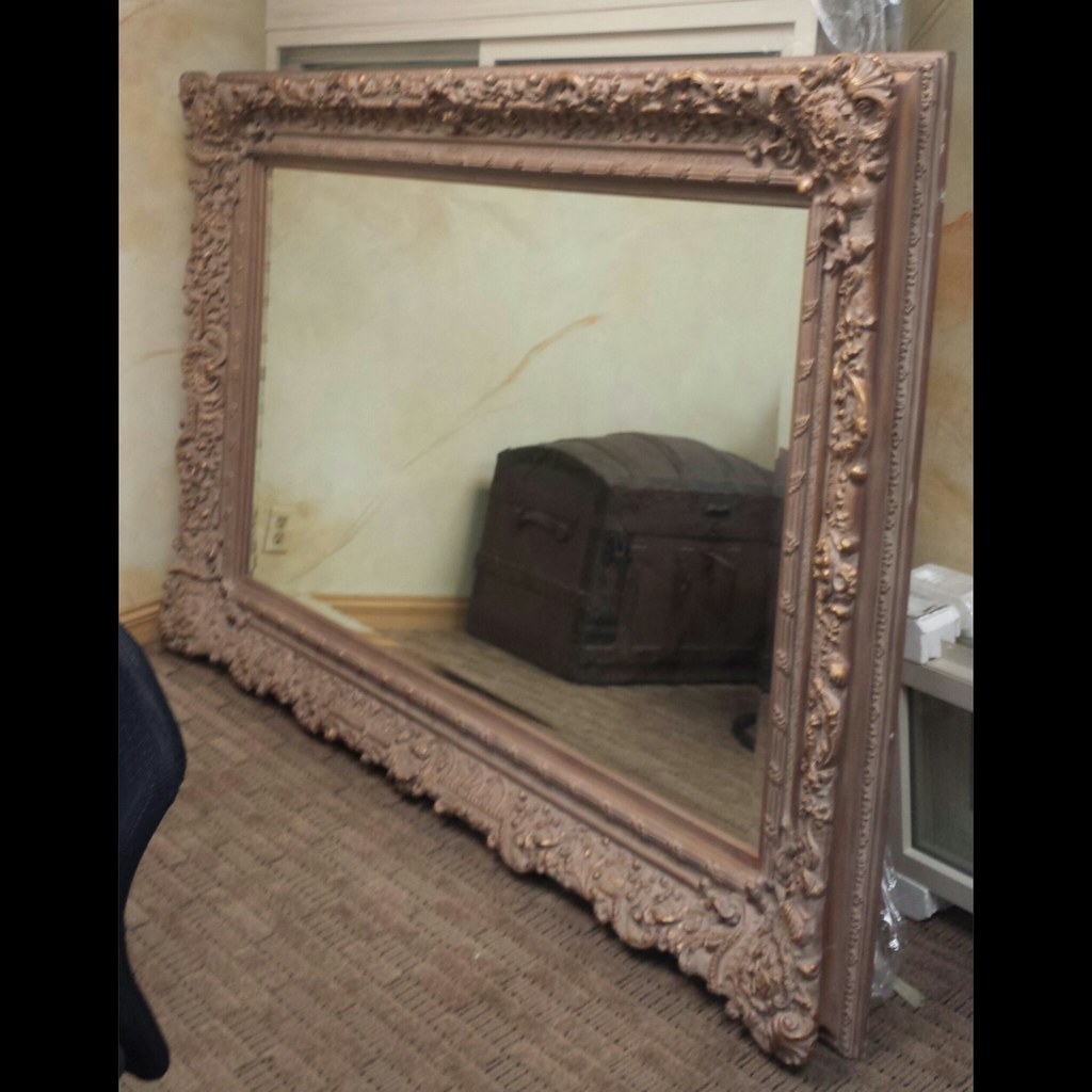 Victorian Style Mirror Large Victorian style mirror. 72 in… Flickr
