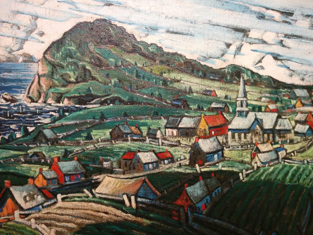 MarcAurèle Fortin, Paysage de Gaspésie AnseauxGascons Flickr