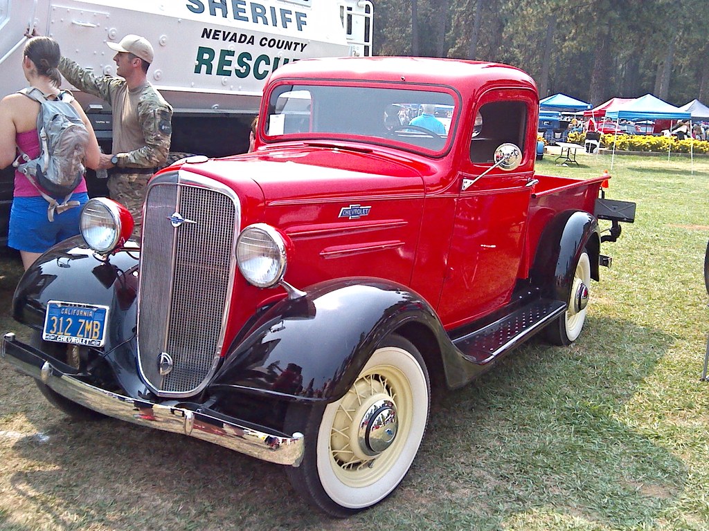 1936 Chevrolet Pickup Cruisin' the Pines Car Show, Grass V… Flickr
