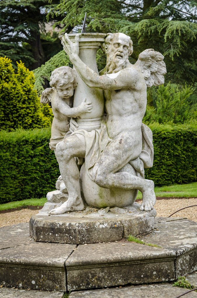 Belton House31 The Moondial, a limestone sundial showing … Flickr