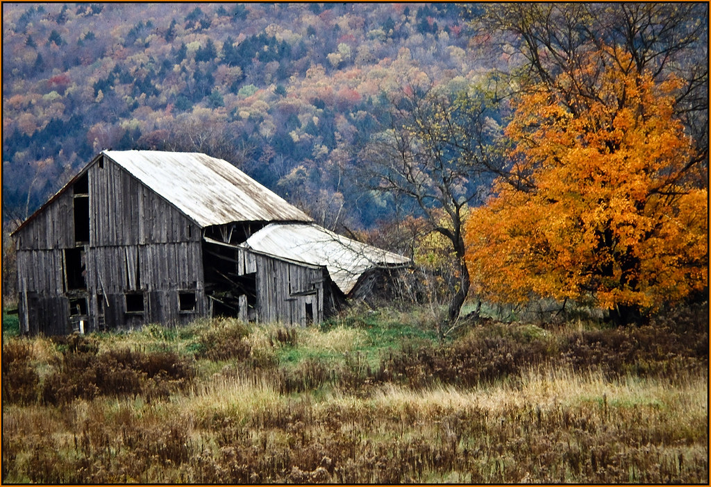 Vermont Autumn This was photographed in a rural area in Ve… Flickr