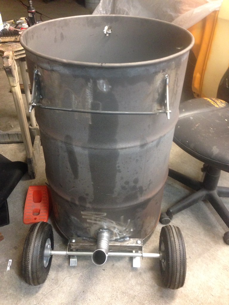 Building a Pit Barrel Smoker aka ugly drum smokers. www.fl… Flickr