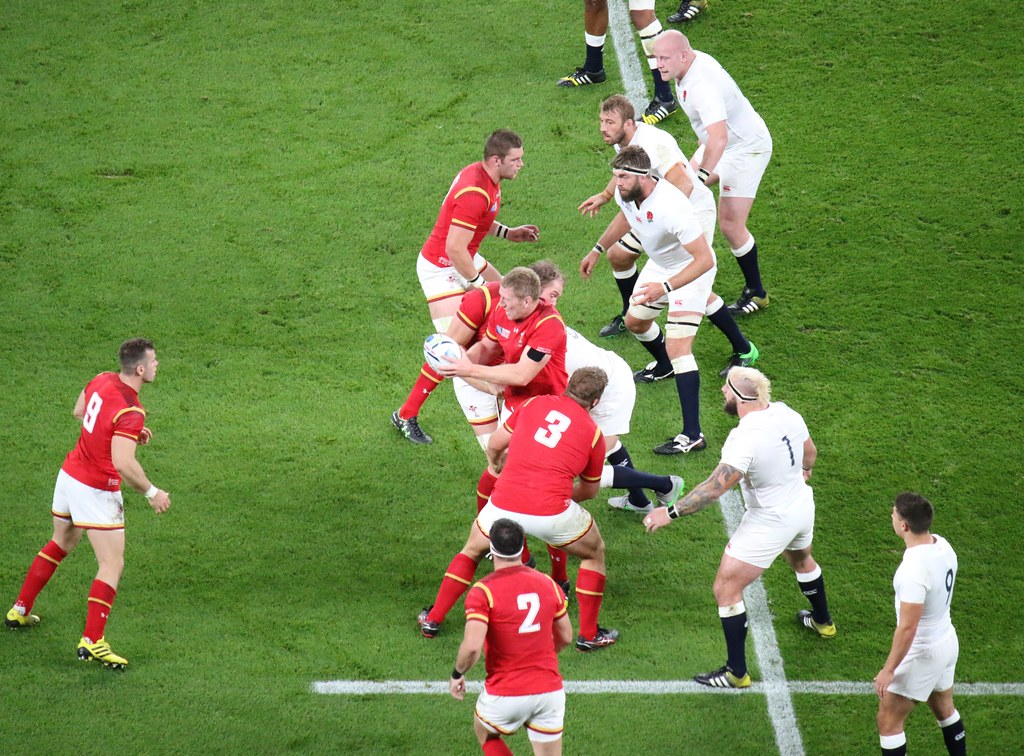 England v Wales, Rugby World Cup Bradley Davies looks to o… Flickr