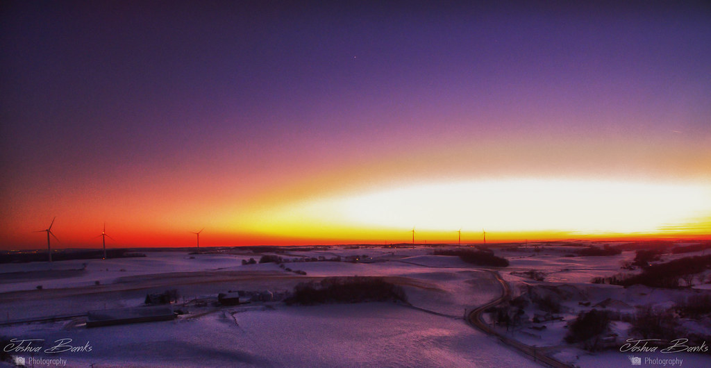 Sunset over Springfield Corners Joshua Wisconsin Images Flickr