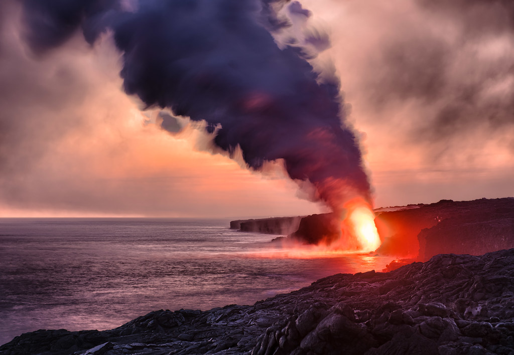 The Kalapana Lava Flow View The Kalapana Lava Flow on Blac… Flickr