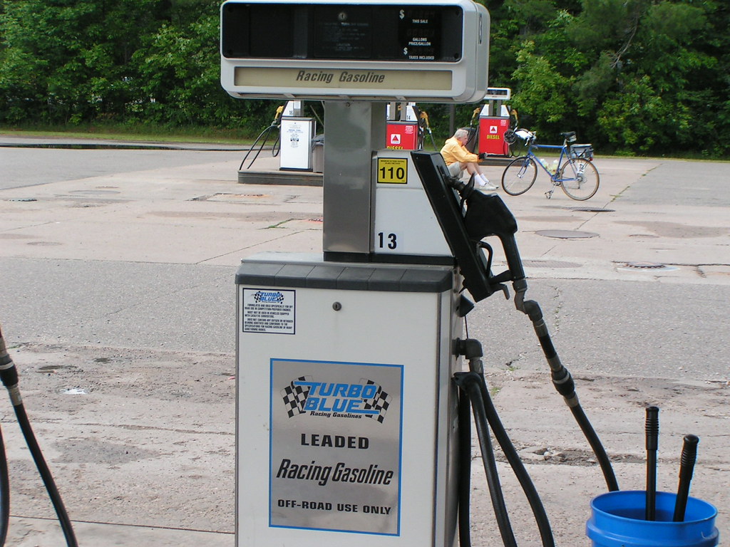 PICT0243.JPG 110 octane, leaded racing gas, available at a… Flickr