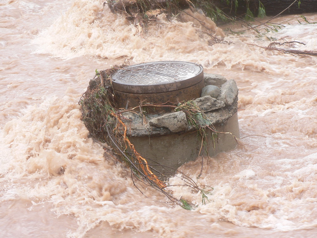 Flood in Livingston Manor, NY 62806 045 A manhole in Fin… Flickr