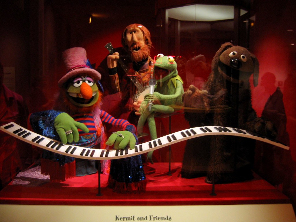 Kermit & Co. Kermit, Rowlf, Dr. Teeth and a Jim Henson mup… Flickr