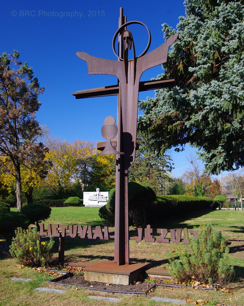 Saint Casimir Cemetery Another welded steel grave marker s… Flickr