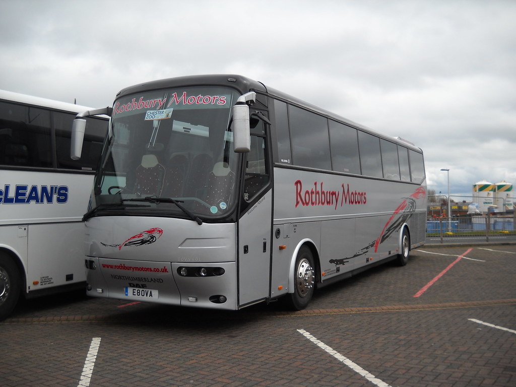 Rothbury Motors, Alnwick, E8OVA VDL Bova Futura FHD1237… Flickr