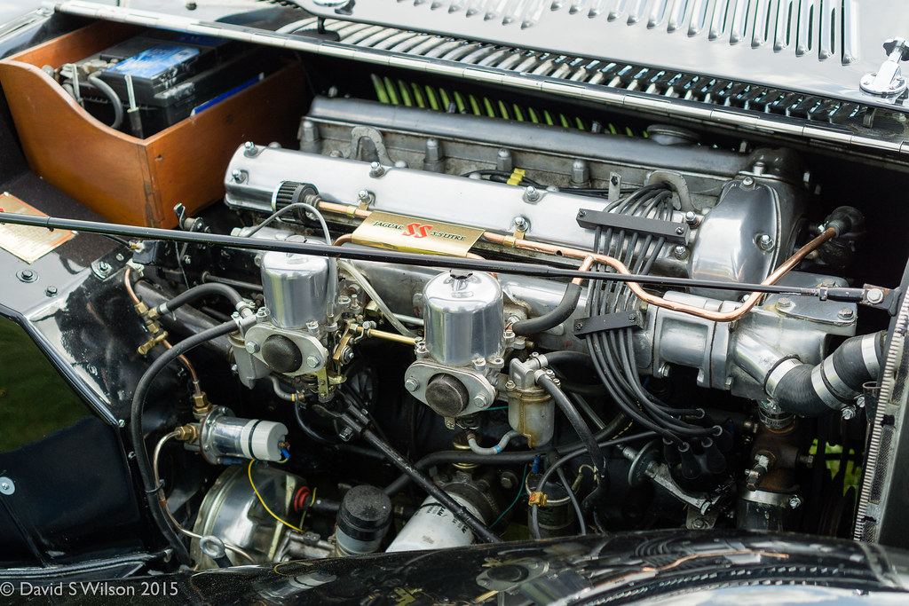 Jaguar SS100 #3 | Straight six cylinder engine. Sony A5100/3… | Flickr