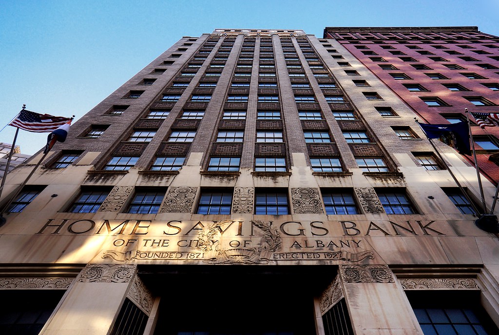 Albany Home Savings Bank building Albany NY Built in 1927.… Flickr