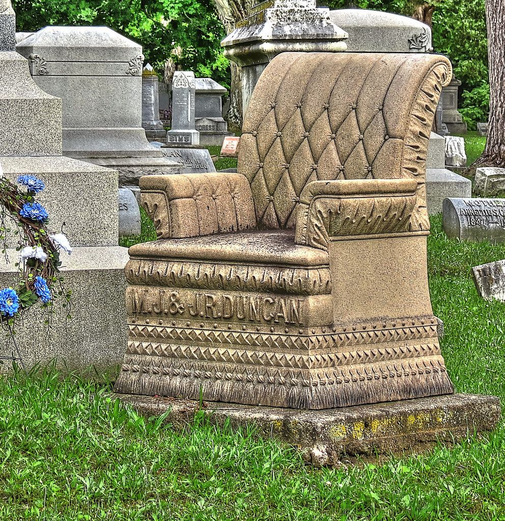 Chair Seen in the Fletcher, Ohio cemetery in Miami County.… Flickr