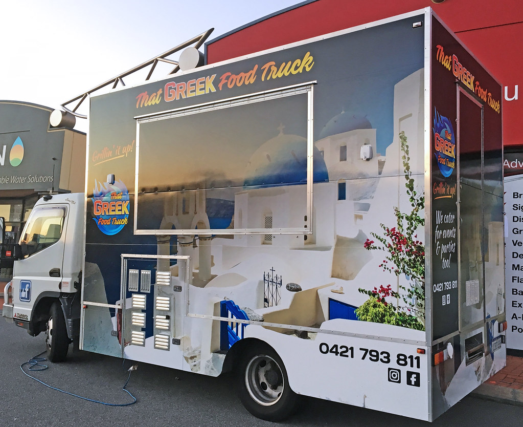 That Greek Food Truck Full wrap with full colour graphics Flickr