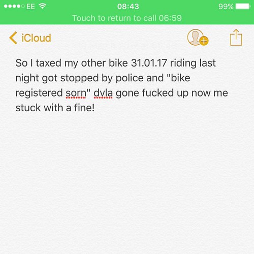 So I taxed my other bike 31.01.17 riding last night got st… Flickr