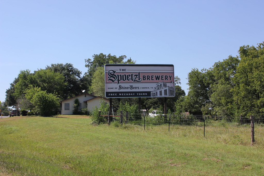 Spoetzl Brewery Sign, Shiner, Texas Nicolas Henderson Flickr