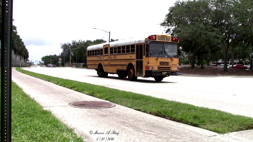 Palm Beach District school bus 0197 2001 Amtran FE MARCOS Flickr