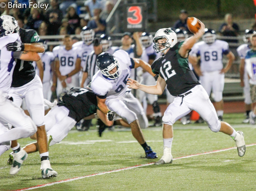 Nichols QB Bryan Hummel tosses a pass The Westfield State … Flickr