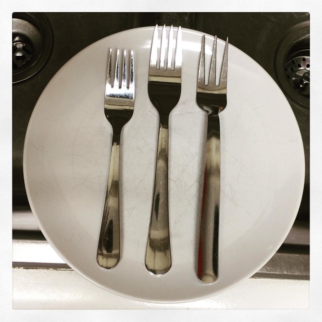 My forks keep disappearing. I have 2, 3 and 2 of these le… Flickr