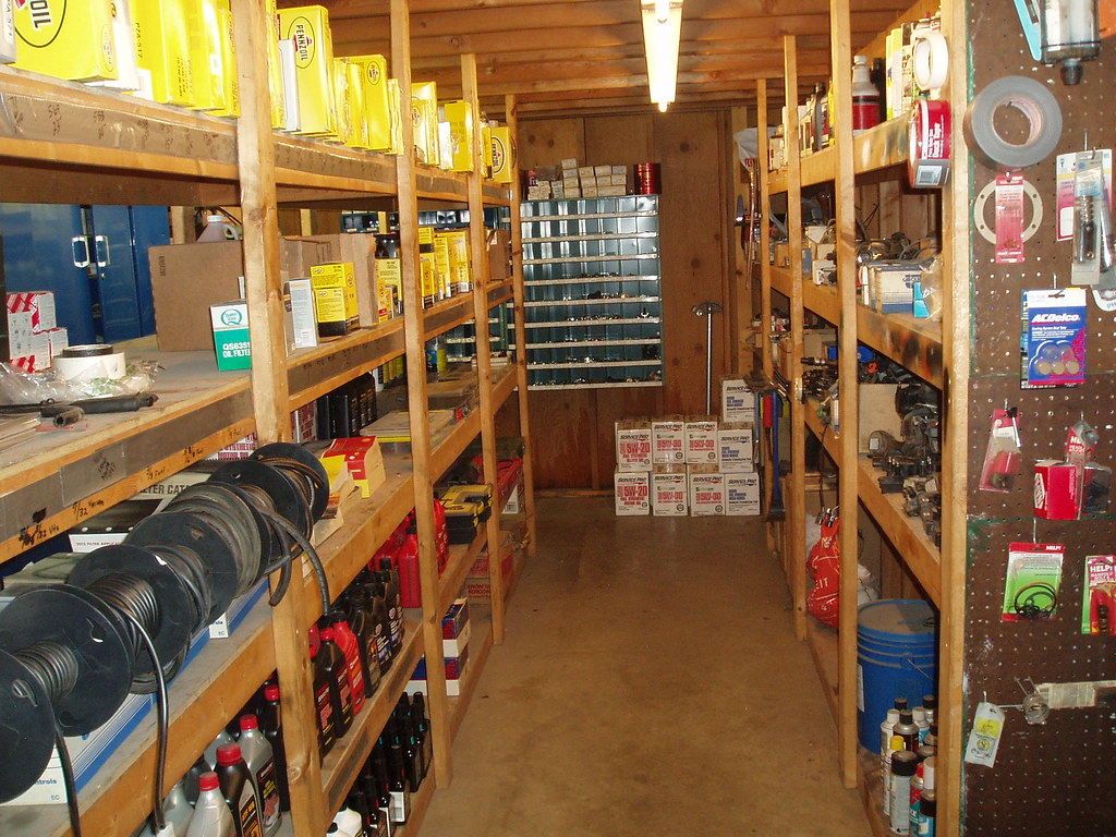 Parts Bolt bin on back wall Anaconda Automotive Flickr