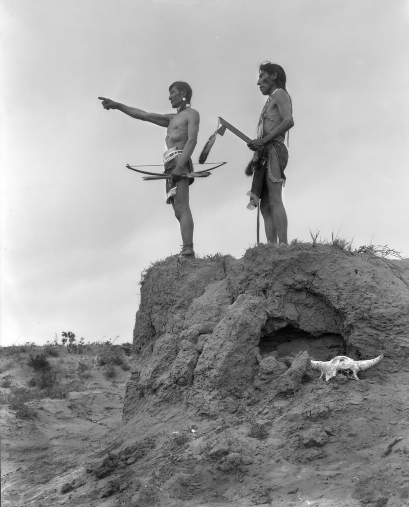 Portrait of Black Kettle (left) and Many Shot (right) Flickr
