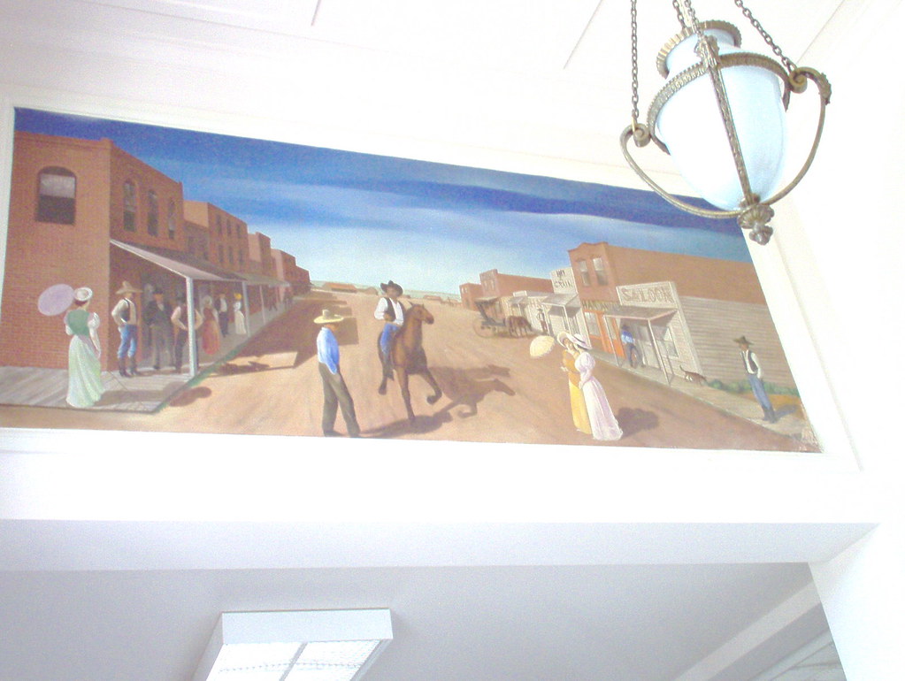 Clovis New Mexico Post Office Mural a photo on Flickriver