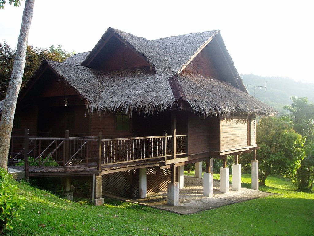 Traditional Malay House on stilts Part of the charm of the… Flickr