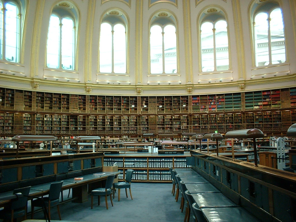 The Reading Room of the British Library The history of the… Flickr