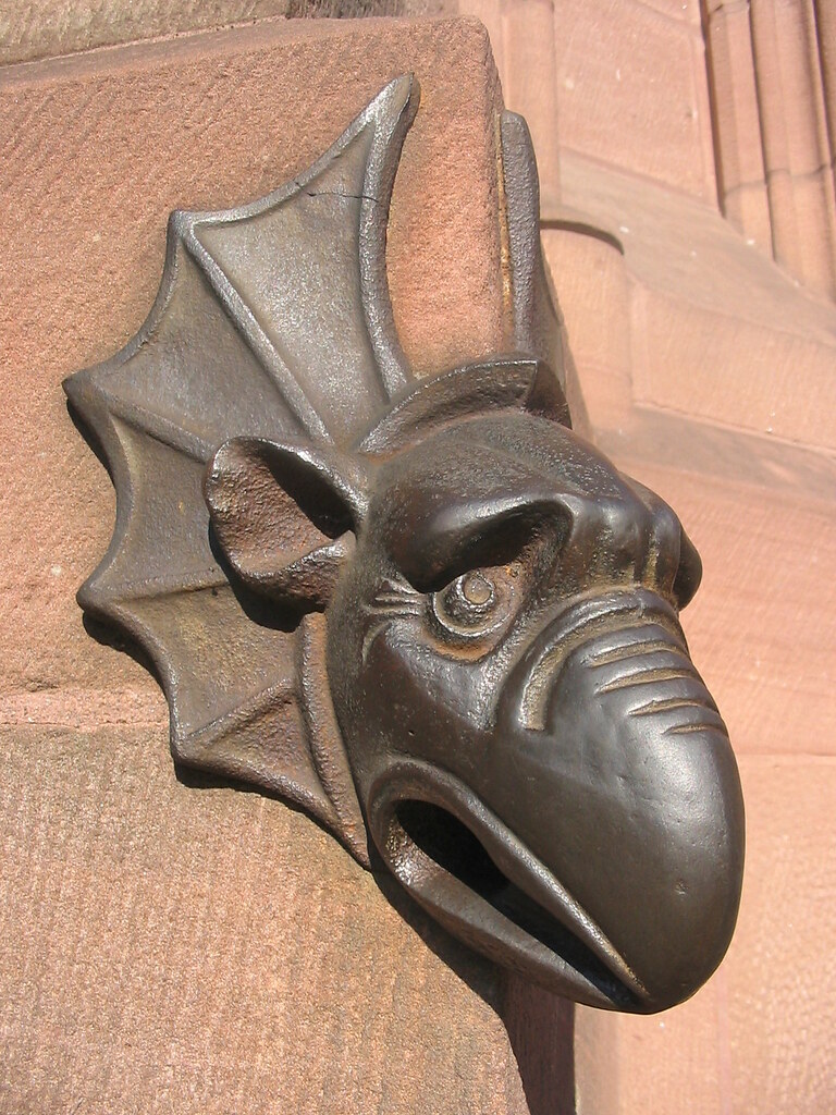 Cast iron gargoyle On the Strasbourg cathedral Gareth Palidwor Flickr