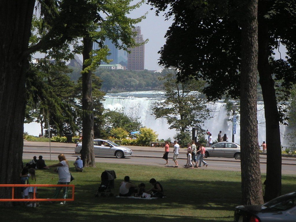 View of American Falls from base of hill Upon getting a ni… Flickr