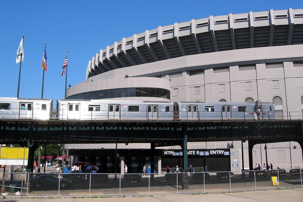 NYC Bronx Yankee Stadium and 4 train a photo on Flickriver